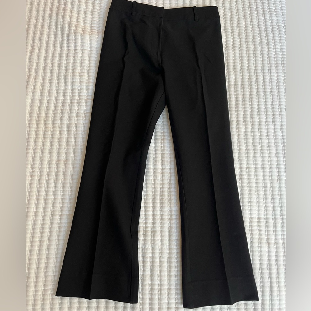 DEREK LAM 10 CROSBY black trouser crop bootcut/flare size 8